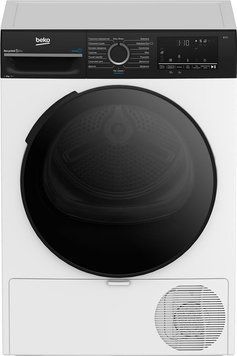 Сушильна машина Beko тепловий насос, 8кг, A++, 60см, дисплей, підсвітка барабану, пар, білий BM3T48239WPBB2 фото