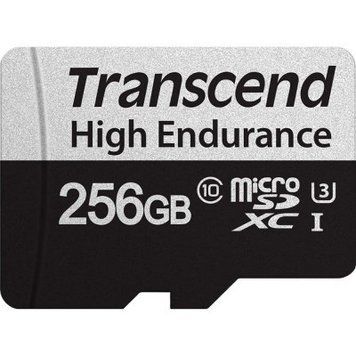 Карта пам'яті Transcend 256GB microSDXC class 10 UHS-I U3 High Endurance (TS256GUSD350V) TS256GUSD350V фото