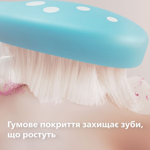 Зубна електрощітка PHILIPS HX6042/90 насадки Kids 7+ років 2 шт HX6042/90 фото