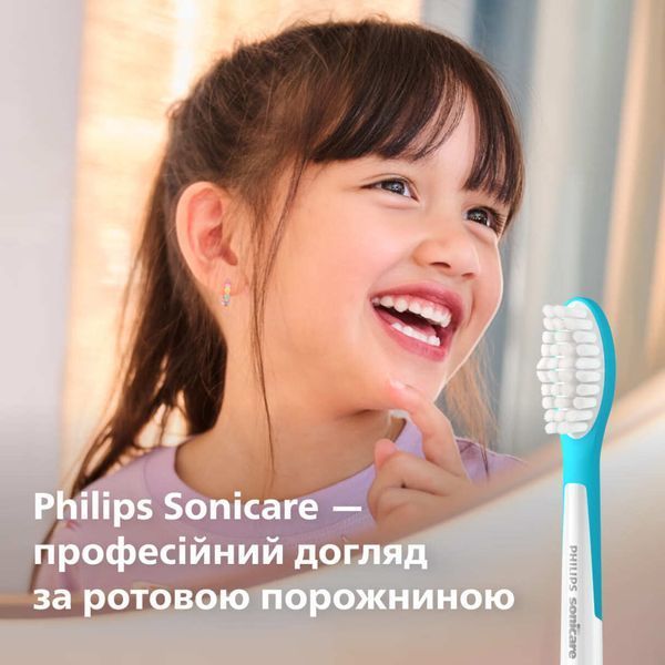 Зубна електрощітка PHILIPS HX6042/90 насадки Kids 7+ років 2 шт HX6042/90 фото