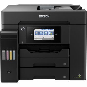 БФП ink color A4 Epson EcoTank L6570 32_32 ppm Fax ADF Duplex USB Ethernet Wi-Fi 4 inks Pigment C11CJ29404 фото