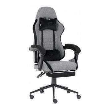 Крісло ігрове GT Racer X-2324 Gray/Black (X-2324 Fabric Gray/Black Suede) X-2324 Fabric Gray/Black фото