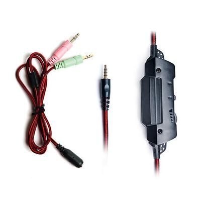 Навушники REAL-EL GDX-7600 Black/Red (EL124100028) EL124100028 фото