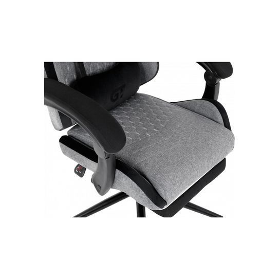 Крісло ігрове GT Racer X-2324 Gray/Black (X-2324 Fabric Gray/Black Suede) X-2324 Fabric Gray/Black фото