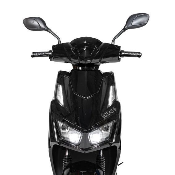 Електроскутер Atlas Tiger Box 2000W Plus Black (3121) 3121 фото