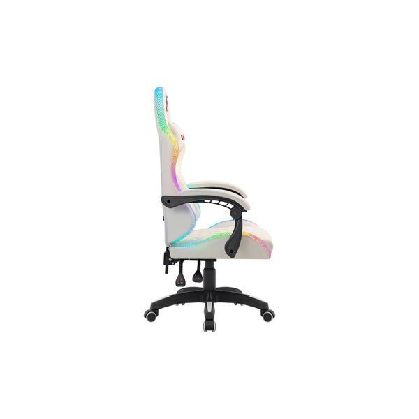Крісло ігрове Defender Energy RGB White (64557) 64557 фото