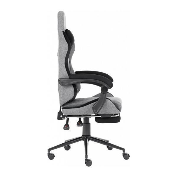 Крісло ігрове GT Racer X-2324 Gray/Black (X-2324 Fabric Gray/Black Suede) X-2324 Fabric Gray/Black фото