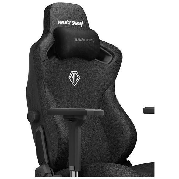 Крісло ігрове Anda Seat Kaiser 3 Fabric Size XL Black (AD12YDC-XL-01-B-CF) AD12YDC-XL-01-B-CF фото