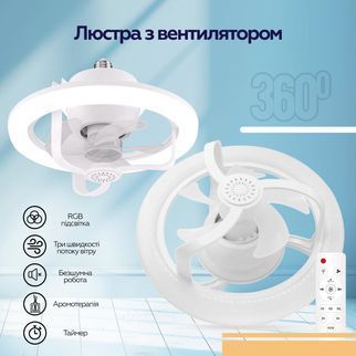 Вентилятор XoKo LED RGB Fan Light 100 Aroma (XK-FL-100RGB) XK-FL-100RGB фото