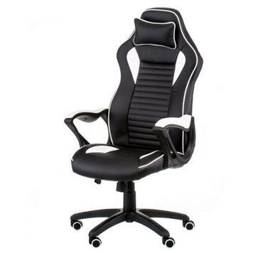 Крісло ігрове Special4You Nero black/white (E5371) E5371 фото
