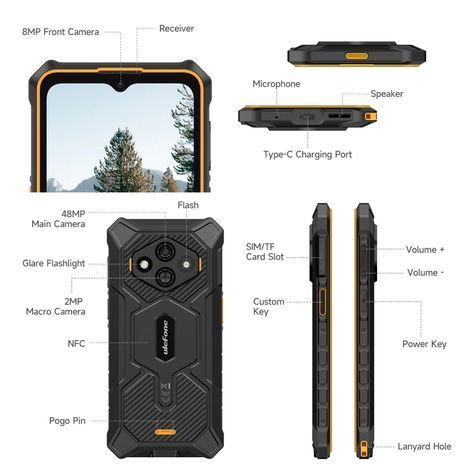 Смартфон Ulefone Rugking 3 Pro 8/128Gb Black (6975326660938) 6975326660938 фото