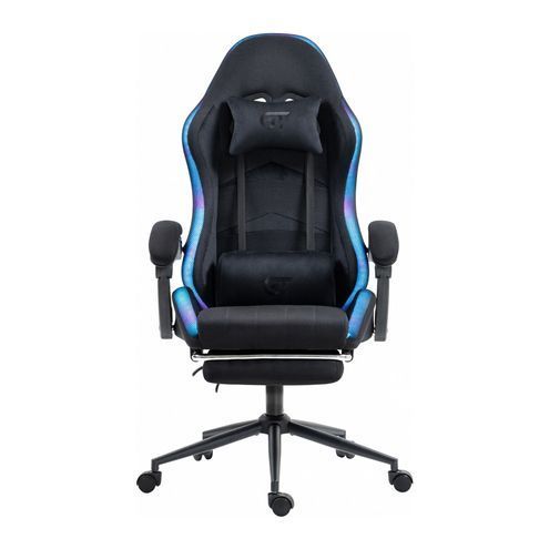 Крісло ігрове GT Racer X-2325 Fabric Black LED (X-2325 Fabric Black L) X-2325 Fabric Black L фото