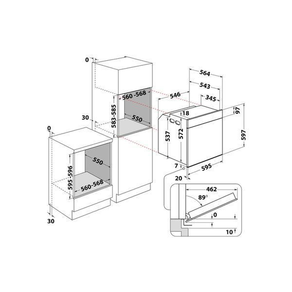 Духова шафа Whirlpool WOI4S8CM1SEA WOI4S8CM1SEA фото