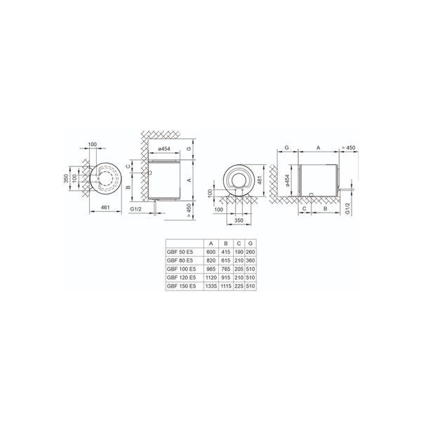 Бойлер TIKI GBF 100V9 (700148) 700148 фото