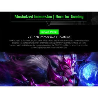 Монітор Gamemax GMX27C165Q GMX27C165Q фото