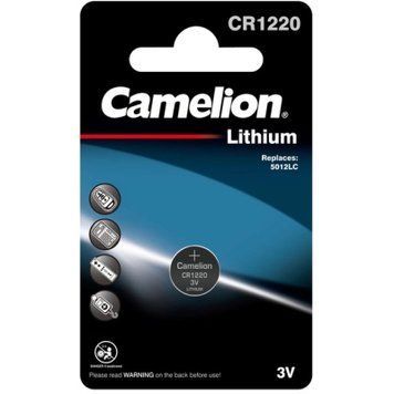 Батарейка Camelion CR 1220 Lithium * 1 (CR1220-BP1) CR1220-BP1 фото