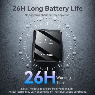 Мікрофон Vention USB-C 2-Pack Wireless Lavalier Black (NCBB0) NCBB0 фото