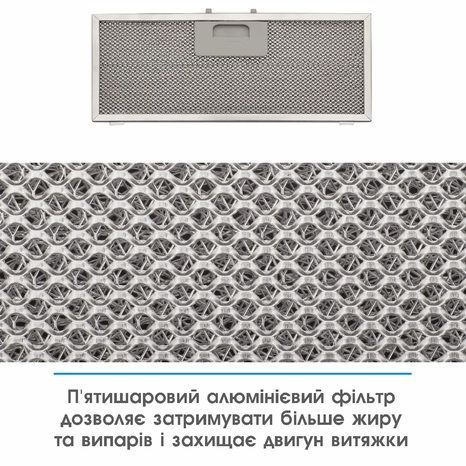 Витяжка ELEYUS URBAN 700 LED 52 WH 4820260523530 фото