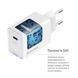 Зарядний пристрій ColorWay GaN Mini 65W PD Port PPS USB-C white (CW-CHS049PD-WT) CW-CHS049PD-WT фото 8