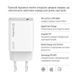 Зарядний пристрій ColorWay GaN Mini 65W PD Port PPS USB-C white (CW-CHS049PD-WT) CW-CHS049PD-WT фото 9