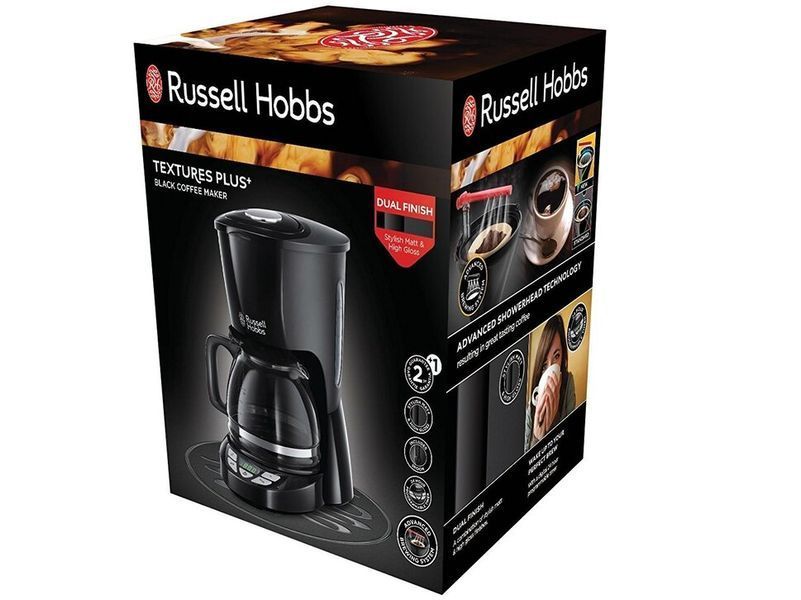Кавоварка крапельна RUSSELL HOBBS 22620-56 Textures Plus+ Black 23314016002 фото