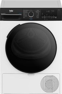 Сушильна машина Beko тепловий насос, 7кг, A++, 55см, дисплей, пара, підсвітка барабану, білий BM3T47239WPBB2 фото