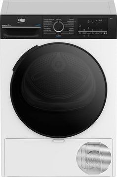 Сушильна машина Beko тепловий насос, 7кг, A++, 55см, дисплей, пара, підсвітка барабану, білий BM3T47239WPBB2 фото