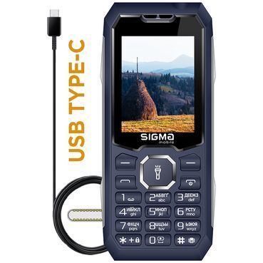 Мобільний телефон Sigma X-style 341 BRO Type-C Blue 4827798368428 фото