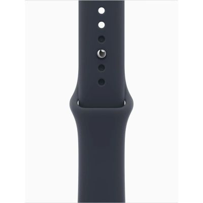 Смарт-годинник Apple Watch Series 12 GPS 42mm Space Grey Aluminium Case with Navy Blue Sport Band - S/M (MJE74RK/A) MJE74RK/A фото