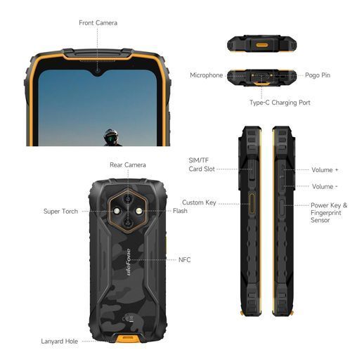 Смартфон Ulefone Rugking 4 Pro 8/256Gb Black (6975326660914) 6975326660914 фото