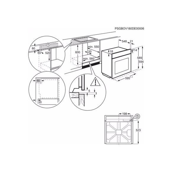 Духова шафа Electrolux електрична EOC6P77H EOC6P77H фото