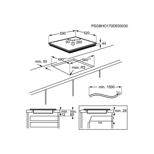 Варильна поверхня Electrolux LIV63431BW LIV63431BW фото