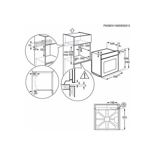 Духова шафа Electrolux електрична EOC6P77H EOC6P77H фото