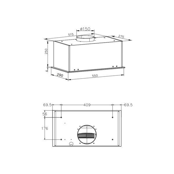 Витяжка кухонна Hansa OMP6553BGH OMP6553BGH фото
