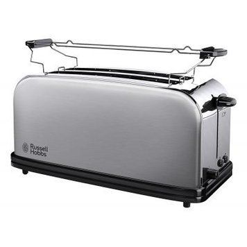 Тостер Russell Hobbs Oxford 1600Вт, довгі слоти на 4 тости, метал, сріблястий 23610-56 фото