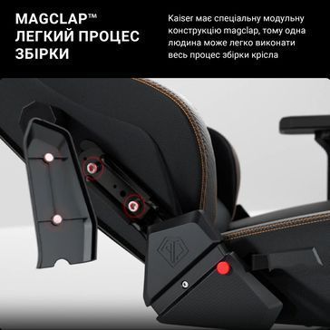 Крісло ігрове Anda Seat Kaiser 3 Fabric Size XL Dark Gray (AD12YDC-XL-01-GB-CF) AD12YDC-XL-01-GB-CF фото