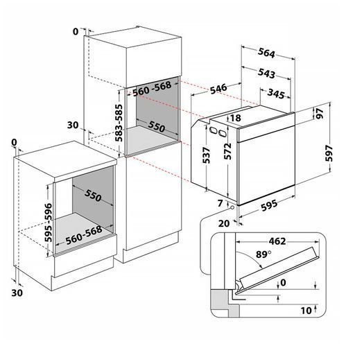 Духова шафа Whirlpool WOI4S8CM1SWA WOI4S8CM1SWA фото