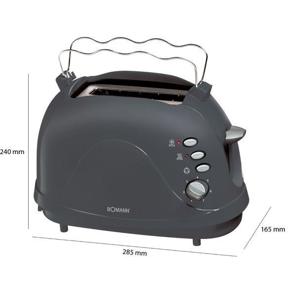 Тостер Bomann TA 246 CB grey TA 246 CB grey фото