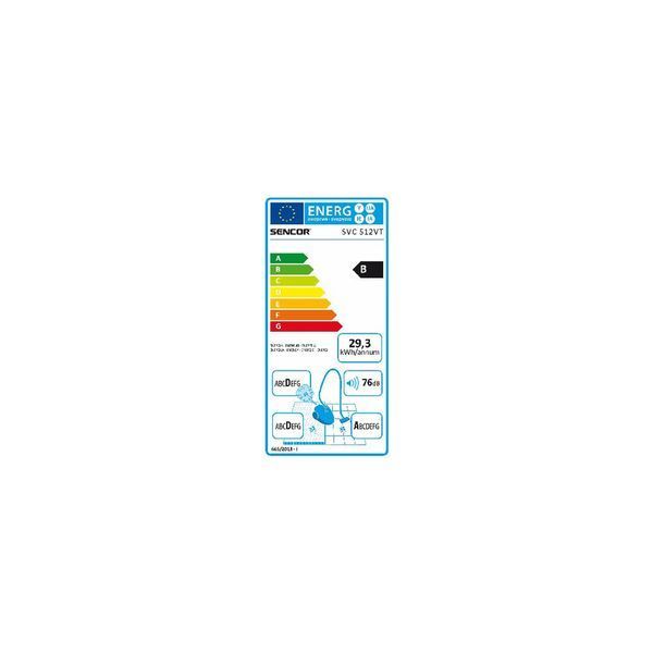 Пилосос Sencor контейнерний Allegro, 890Вт, конт пил -1.5л, НЕРА, фіолетово-сірий SVC512VT-EUE2 фото
