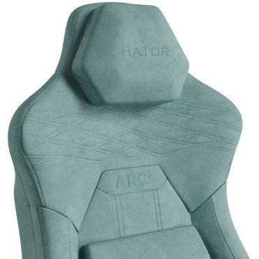 Крісло ігрове Hator Arc 3 XL Velour Turquoise (HTC3443XL) HTC3443XL фото