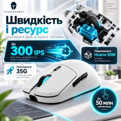 Мишка Thunderobot ML7 Tri-Mode wireless Mous (ML7) ML7 фото