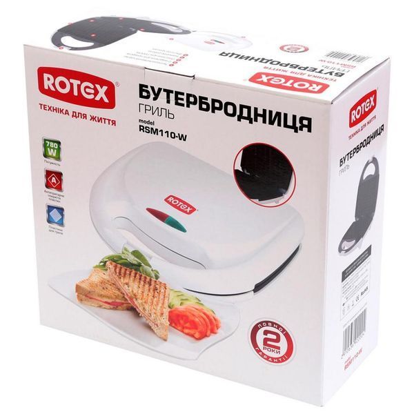 Сендвічниця Rotex RSM110-W RSM110-W фото