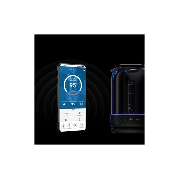 Електрочайник Polaris PWK 17107CGLD WIFI IQ PWK 17107CGLD WIFI IQ Hom фото