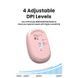 Мишка Ugreen MU105 Wireless Pink (90686) 90686 фото 9