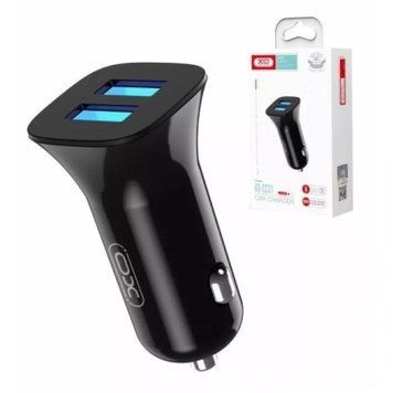 Зарядний пристрій XO CC31 2.4A/2 USB Black (XO-СC31-BK) XO-СC31-BK фото