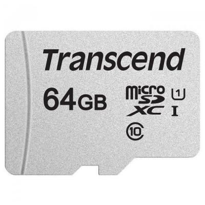 Карта пам'яті Transcend 64GB microSDXC class 10 UHS-I U1 (TS64GUSD300S-A) TS64GUSD300S-A фото