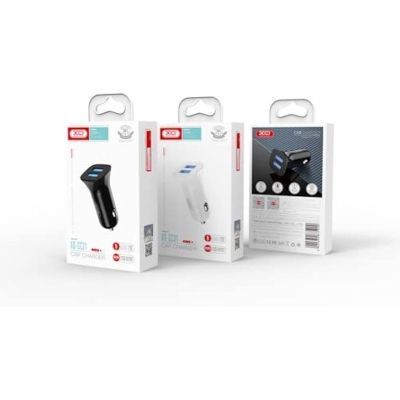 Зарядний пристрій XO CC31 2.4A/2 USB Black (XO-СC31-BK) XO-СC31-BK фото
