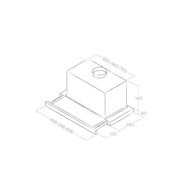 Витяжка кухонна Elica TT14 LUX WH/A/60 TT14 LUX WH/A/60 фото
