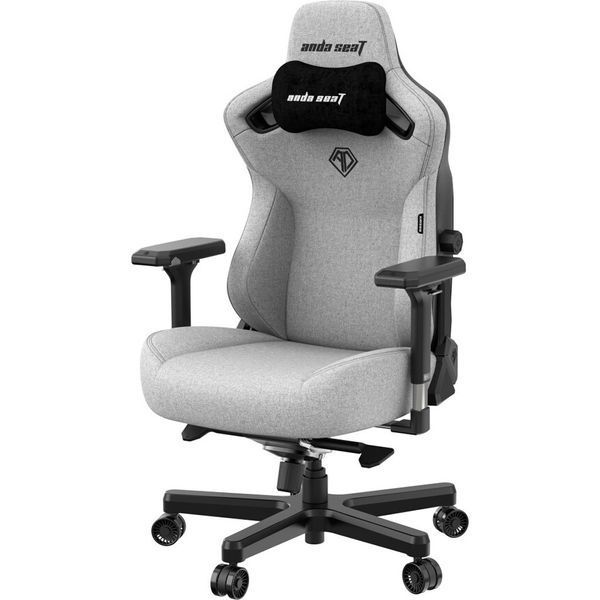 Крісло ігрове Anda Seat Kaiser 3 Fabric Size XL Grey (AD12YDC-XL-01-G-PV/F) AD12YDC-XL-01-G-PV/F фото