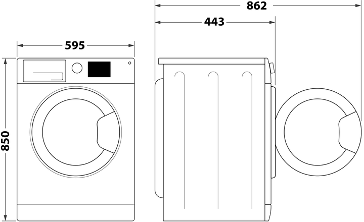 Пральна машина INDESIT OMTWSE 61293 WK UA 869991673010 фото